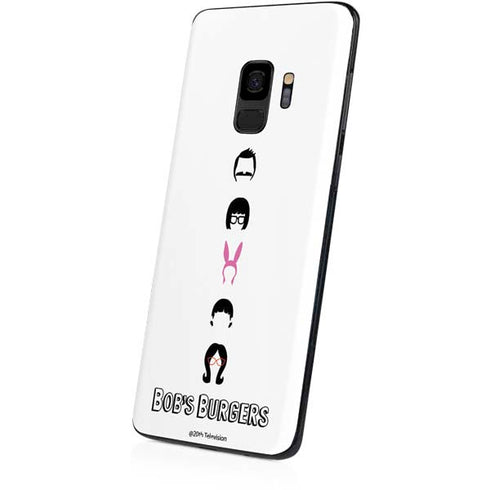 Bobs Burgers Silhouette Galaxy S9 Skin